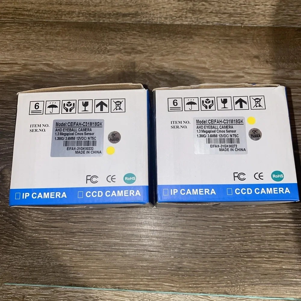 2 CCTV Digital Surveillance Video Camera - Model CEIFAH-C31M18GK